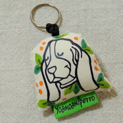 Llavero Basset Hound pintado