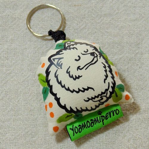 Llavero Samoyedo pintado