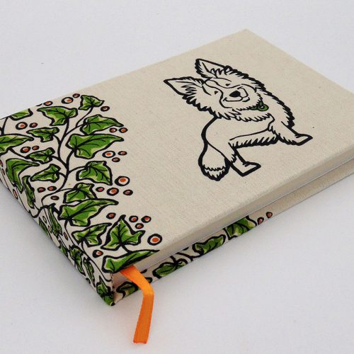 libreta artesanal border collie