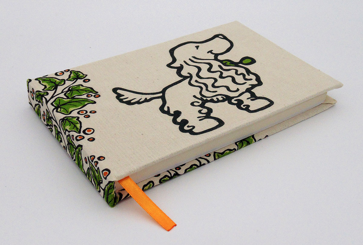 libreta artesanal cocker spaniel