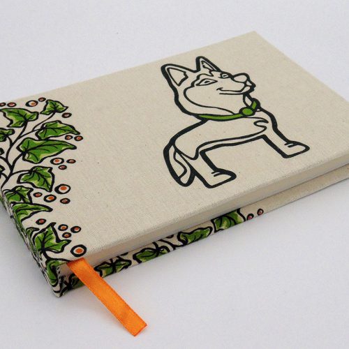 libreta artesanal husky siberiano