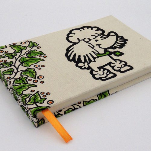 libreta artesanal poodle