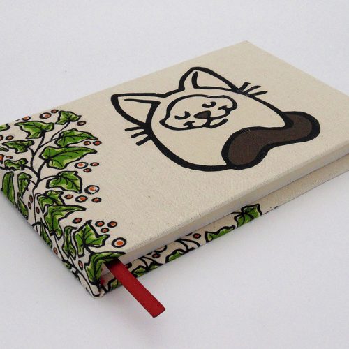 libreta artesanal gato thai