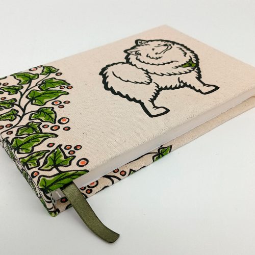 libreta artesanal samoyedo