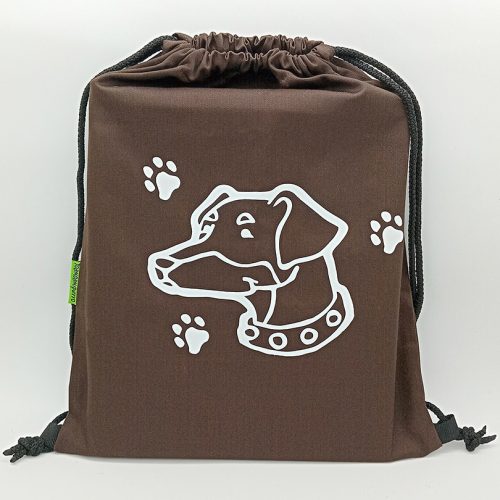 Morral Mochila Café Chocolate Doberman