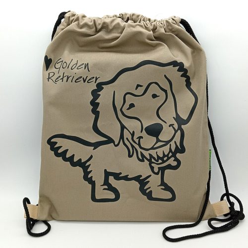 Morral Mochila Gris Golden Retriever