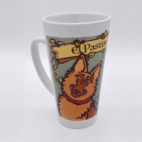 Tazón Latte Pastor Alemán